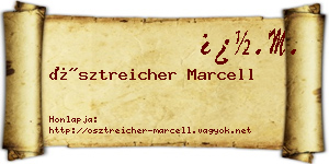 Ösztreicher Marcell névjegykártya